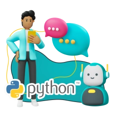 Умный чат-бот на Python на Telegram - КИБЕРшкола программирования для детей, компьютерные курсы для школьников, начинающих и подростков - KIBERone г. Фрязино