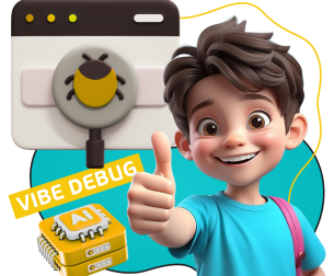 Тестирование & Vibe Debug. Охотники за багами - КИБЕРшкола программирования для детей, компьютерные курсы для школьников, начинающих и подростков - KIBERone г. Фрязино